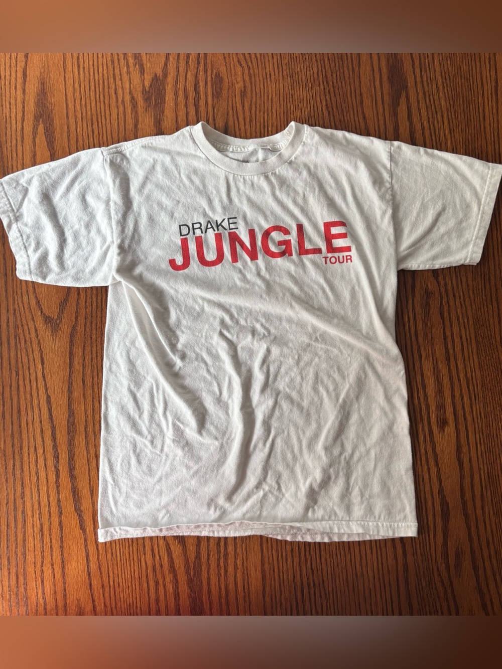 Drake Shirt Jungle Tour 2015 - Size Small S White Red